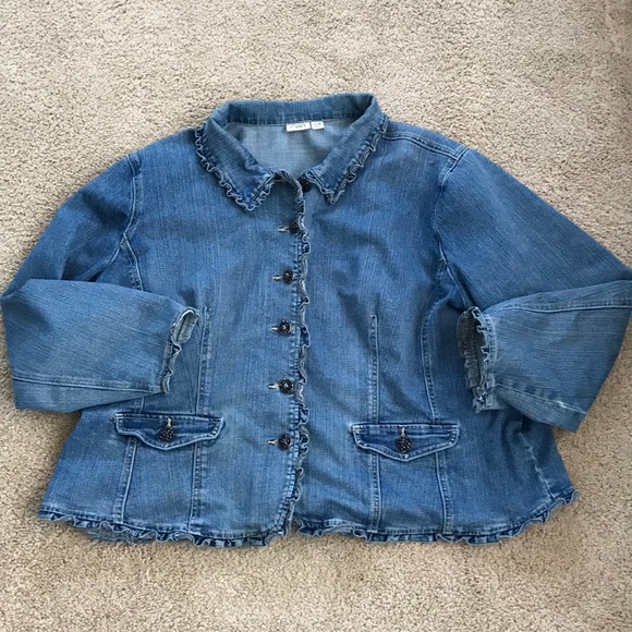 size 26 denim jacket